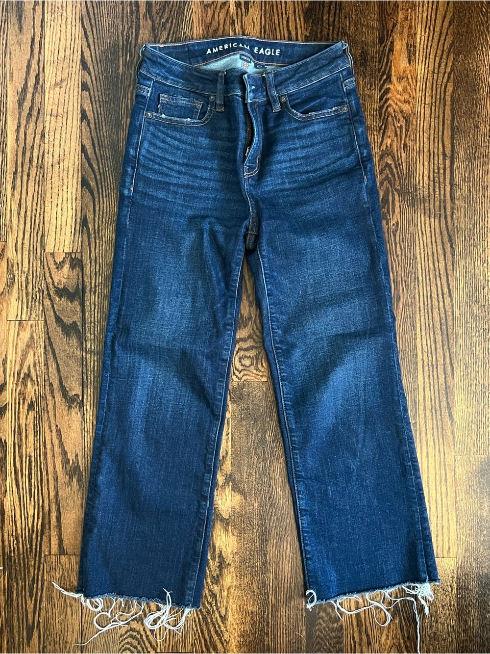 American Eagle Outfitters Women’s Kick Boot Crop Jeans